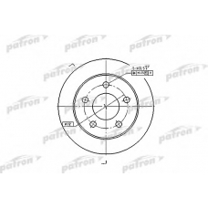 PBD4038 PATRON Тормозной диск