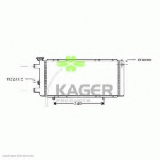 31-2960 KAGER Радиатор, охлаждение двигателя