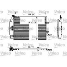 818165 VALEO Конденсатор, кондиционер