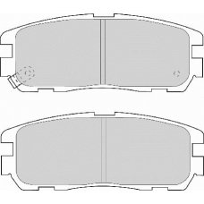 FD6828N NECTO Комплект тормозных колодок, дисковый тормоз