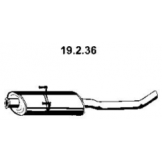 19.2.36 EBERSPACHER Средний глушитель выхлопных газов