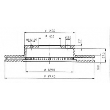 BDC4622 QUINTON HAZELL Тормозной диск