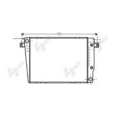 06002251 VAN WEZEL Радиатор, охлаждение двигателя