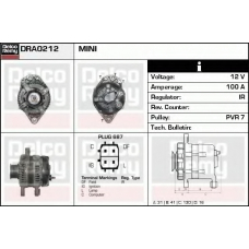 DRA0212 DELCO REMY Генератор