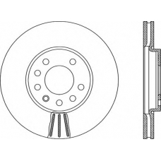 BDR1991.20 OPEN PARTS Тормозной диск