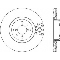 BDA1016.20 OPEN PARTS Тормозной диск