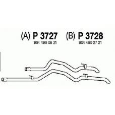 P3728 FENNO Труба выхлопного газа