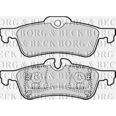 BBP2142 BORG & BECK Комплект тормозных колодок, дисковый тормоз