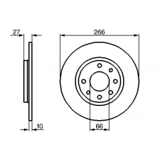 0 986 478 090 BOSCH Тормозной диск