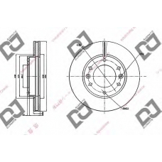 BD1956 DJ PARTS Тормозной диск