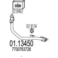 01.13450 MTS Труба выхлопного газа