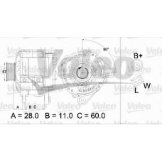 437477 VALEO Генератор