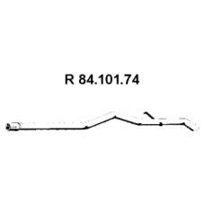 84.101.74 EBERSPACHER Труба выхлопного газа