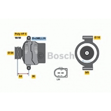 0 121 615 105 BOSCH Генератор