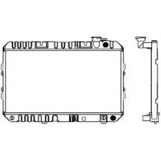 1210-0115 SAKURA  Automotive Радиатор, охлаждение двигателя