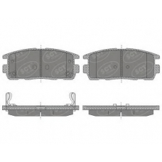 SP 647 PR SCT Комплект тормозных колодок, дисковый тормоз