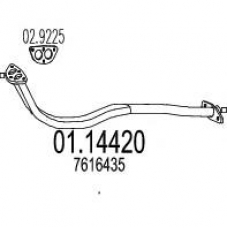 01.14420 MTS Труба выхлопного газа
