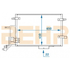 7402303 BEHR Condenser