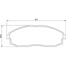 363710201242 MAGNETI MARELLI Комплект тормозных колодок, дисковый тормоз