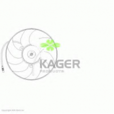 32-2304 KAGER Вентилятор, охлаждение двигателя