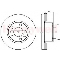 562478B BENDIX Тормозной диск