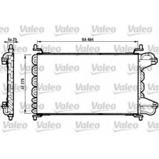 816725 VALEO Конденсатор, кондиционер