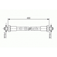 1 987 476 276 BOSCH Тормозной шланг