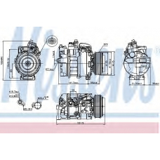 89075 NISSENS Компрессор, кондиционер