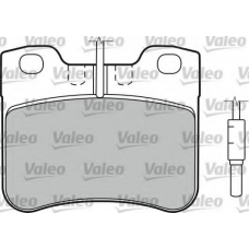 598156 VALEO Комплект тормозных колодок, дисковый тормоз