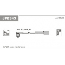 JPE343 JANMOR Комплект проводов зажигания