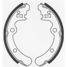 BS748 QUINTON HAZELL Комплект тормозных колодок
