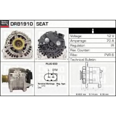 DRB1910 DELCO REMY Генератор