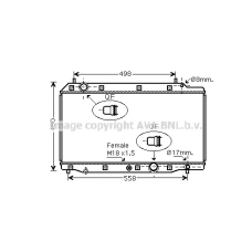 HD2215 Prasco Радиатор, охлаждение двигателя