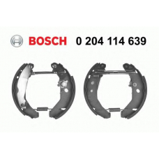 0 204 114 639 BOSCH Комплект тормозных колодок