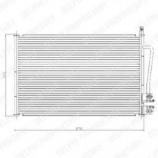 TSP0225459 DELPHI Конденсатор, кондиционер