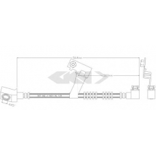 340543 SPIDAN Тормозной шланг