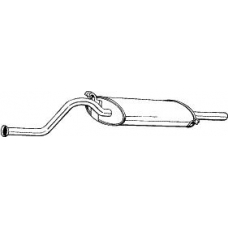 278-981 BOSAL Глушитель выхлопных газов конечный