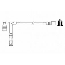 0 986 357 710 BOSCH Провод зажигания