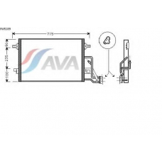 VW5189 AVA Конденсатор, кондиционер