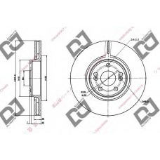 BD1320 DJ PARTS Тормозной диск