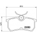 P 24 047 BREMBO Комплект тормозных колодок, дисковый тормоз