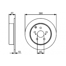 0 986 479 448 BOSCH Тормозной диск