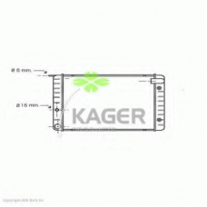 31-1339 KAGER Радиатор, охлаждение двигателя