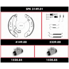 SPK 3149.01 ROADHOUSE Комплект тормозов, барабанный тормозной механизм