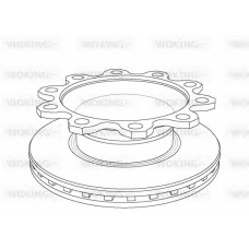 NSA1084.20 WOKING Тормозной диск