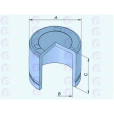 150901-C ERT Поршень, корпус скобы тормоза
