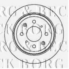 BBD4933 BORG & BECK Тормозной диск