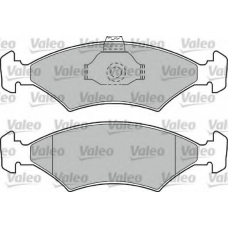 540856 VALEO Комплект тормозных колодок, дисковый тормоз