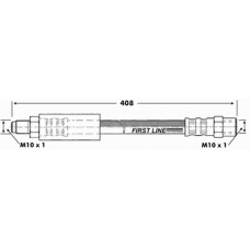 FBH6430 FIRST LINE Тормозной шланг