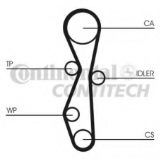 CT1091 CONTITECH Ремень ГРМ